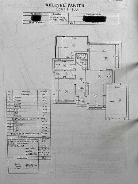 Pipera  Vila 4-5 Camere  Garaj  Individuala  Renovata | Terasa